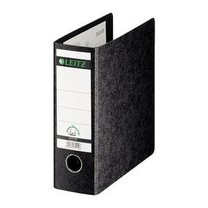 LEITZ 1075 Ordner schwarz marmoriert Karton 7,8 cm DIN A5 hoch, 1 St.