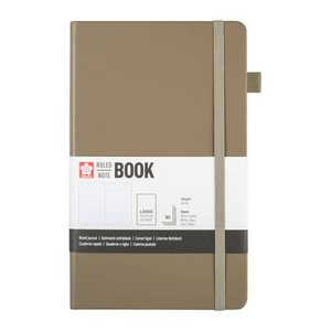 Sakura Notizbuch ca. DIN A5 liniert, schlacke Hardcover 160 Seiten, 1 St.