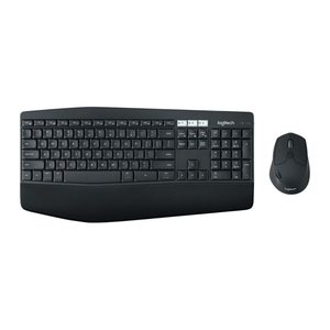 Logitech MK850 Performance Tastatur-Maus-Set ergonomisch kabellos schwarz