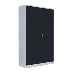 LÜLLMANN Stahlschrank 530388 anthrazit, lichtgrau 4 Fachböden 120,0 x 60,0 x 195,0 cm, aufgebaut, 1 St.