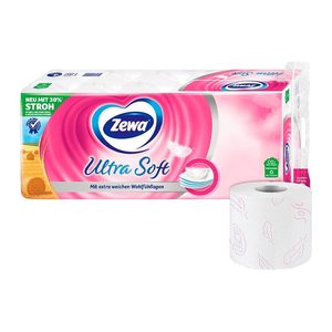 Zewa Toilettenpapier Ultra Soft 4-lagig, 20 Rollen