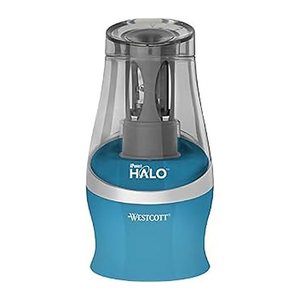 WESTCOTT elektrischer Anspitzer iPoint Halo blau