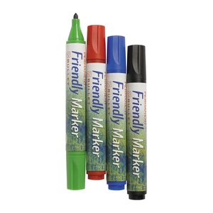 BALLOGRAF® Friendly Fine Permanentmarker-Set farbsortiert 1,5 - 3,0 mm, 4 St.