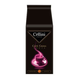 Cellini CAFFÈ CREMA FORTE Kaffeebohnen, Arabica- und Robustabohnen kräftig, 1 kg