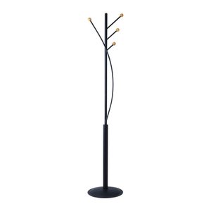 MAUL Kleiderständer MAULaura 9405570 schwarz Metall 4 Haken 36,0 x 177,0 cm, 1 St.