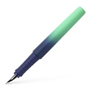 FABER-CASTELL Poly Pen Patronenfüller buzzing blue M (mittel), 1 St.