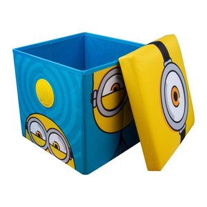 Fizz Aufbewahrungsbox Minions inkl. Lautsprecher blau