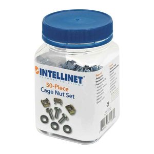 INTELLINET Schraubensatz 50-teilig silber