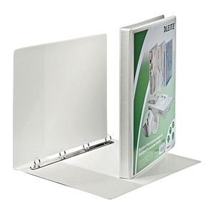 LEITZ Präsentationsringbücher 4-Ringe weiß 2,9 cm DIN A4, 6 St.