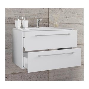 VCM my bath Badmöbel-Set 2-teilig Badinos 914847 weiß 80,0 x 46,0 x 50,0 cm