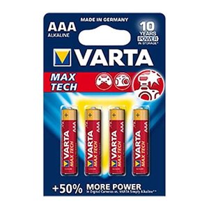 VARTA Batterien LONGLIFE Max Power Alkali-Mangan Micro AAA 1,5 V, 4 St.