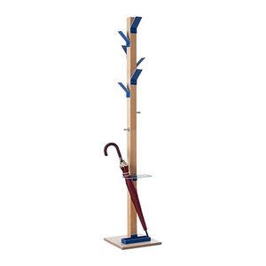 PAPERFLOW Kleiderständer easyCloth Wood Range Modell A PECPP.06 blau Holz 8 Haken 32,0 x 178,0 cm, 1 St.