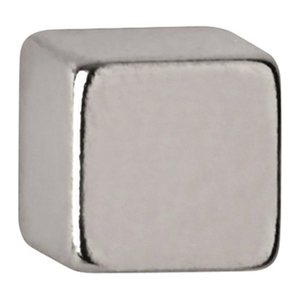MAUL Magnete silber, Metall 0,5 x 0,5 x 0,5 cm, 10 St.
