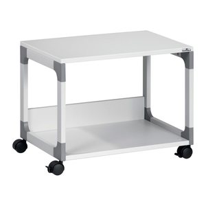 DURABLE Multi Trolley 48 Bürowagen grau 2 Ebenen 60,0 x 43,2 x 47,7 cm