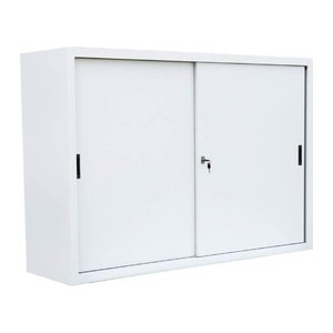 LÜLLMANN Schiebetürenschrank, 550157 signalweiß 2 Fachböden 160,0 x 45,0 x 109,0 cm
