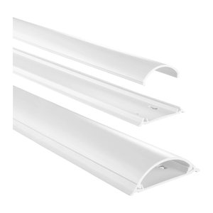 hama halbrund PVC Kabelkanal 100,0 cm weiß