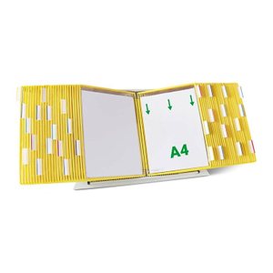 tarifold Sichttafelsystem 434504 DIN A4 gelb mit 50 St. Sichttafeln, 1 St.