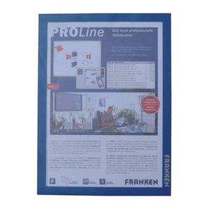 FRANKEN Magnetrahmen selbstklebend PRO blau A4, 2 St.