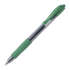 PILOT G2 Gelschreiber grün/transparent 0,4 mm, Schreibfarbe: grün, 1 St.