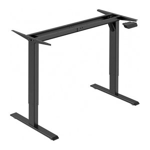 BISLEY E-StarterTech elektrisch höhenverstellbares Schreibtischgestell schwarz rechteckig, T-Fuß-Gestell schwarz 112,2 x 60,0 - 80,0 cm