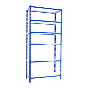Simonrack Schwerlastregal SIMONCLICK 6 8435104953747 blau, weiß 90,0 x 30,0 x 250,0 cm