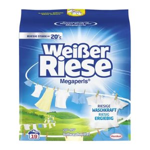 Weißer Riese Megaperls Waschmittel Pulver, 1,14 kg