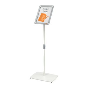 nobo Infoständer Premium Plus silber DIN A4 42,0 x 30,0 x 76,0 - 126,0 cm, 1 St.