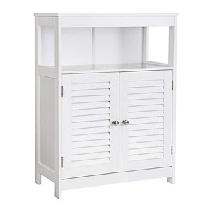 VASAGLE Badschrank BBC40WT weiß 60,0 x 30,0 x 80,0 cm