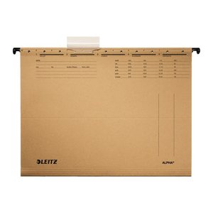 LEITZ Hängemappen ALPHA® 1915 naturbraun, 10 St.