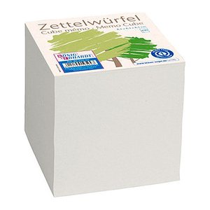 KÖNIG & EBHARDT Recycling Notizzettel geleimt grau 8,5 x 8,5 cm, ca. 650 Blatt, 1 Pack
