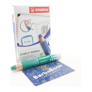 STABILO MARKdry Whiteboard- und Flipchart-Marker grün 1,0 - 10,0 mm, 1 St.