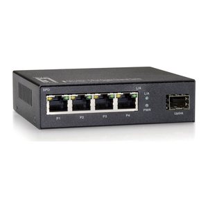 LevelOne Switch 4xGE/1xGSFP unmanaged Plastik
