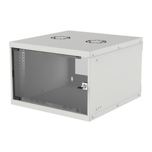 INTELLINET Wandverteiler 19" 6 HE 540x400 Flatpack grau