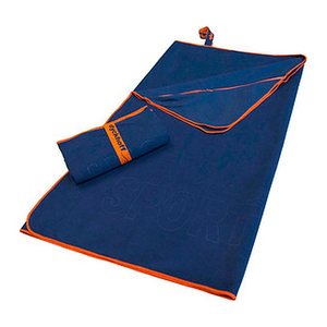 Dyckhoff Mikrofaser Handtuch mit Reißverschluss marine 80,0 x 180,0 cm
