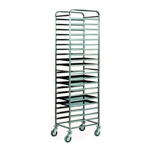 HENDI Servierwagen silber 80,0 x 41,0 x 95,0 cm