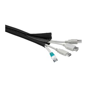 goobay Kabelmantel CM WireSleeve schwarz 180,0 cm x 8,5 cm, 1 St.