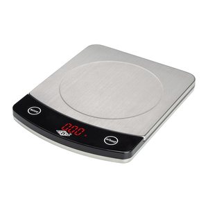 WEDO Küchenwaage PROFI-STEEL silber für max. 10,0 kg