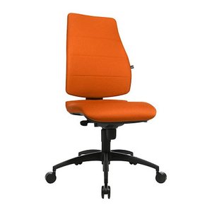 Topstar Bürostuhl Syncro Soft, SN300 T34 Stoff orange, Gestell schwarz