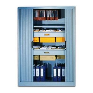 CP Omnispace Rollladenschrank schwarzgrau 3 Fachböden 80,0 x 42,0 x 166,0 cm