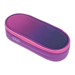 herlitz Schlampermäppchen befüllt Dip Dye pink/purple, 21,5 x 9,5 cm