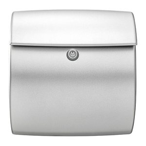 BURG WÄCHTER Briefkasten Kiel 7830 silber