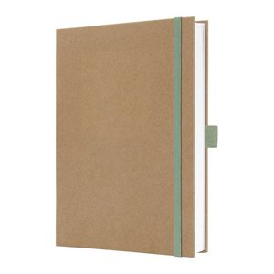 SIGEL Notizbuch  Jolie® ca. DIN A5 blanko, braun, mintgrün Hardcover 192 Seiten, 1 St.