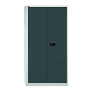 BISLEY Stahlschrank Universal E722A03G525 lichtgrau, anthrazitgrau 3 Fachböden 91,4 x 40,0 x 180,6 cm, aufgebaut, 1 St.