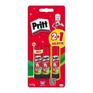 2 + 1 GRATIS: Pritt Klebestifte 11,0 g, 2 St. + GRATIS Klebestift 11,0 g