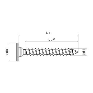 SPAX® Rückwandschrauben T20 Flachkopf WIROX 0151010350303 3,5 mm x 30 mm, 300 St.