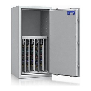 ISS safe4key Schlüsseltresor lichtgrau mit 440 Haken, Doppelbartschloss, 50,0 x 42,0 x 100,0 cm, 1 St.