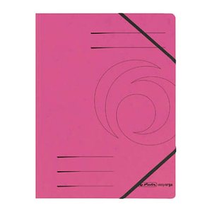 herlitz Eckspanner easy orga DIN A4 pink, 5 St.