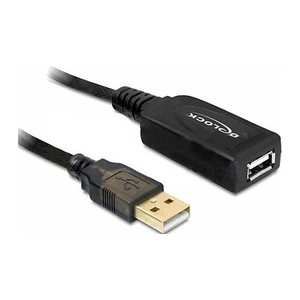 DeLOCK USB 2.0 A Kabel Verlängerung 20,0 m schwarz, 1 St.