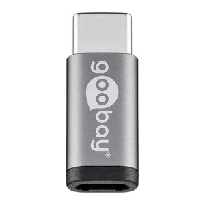 goobay  USB C/Micro USB 2.0 B Adapter, 1 St.