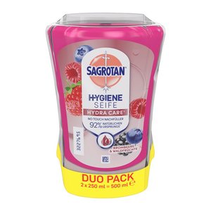 SAGROTAN® NO-TOUCH Flüssigseife Nachfüllpackung 250,0 ml, 2 St.